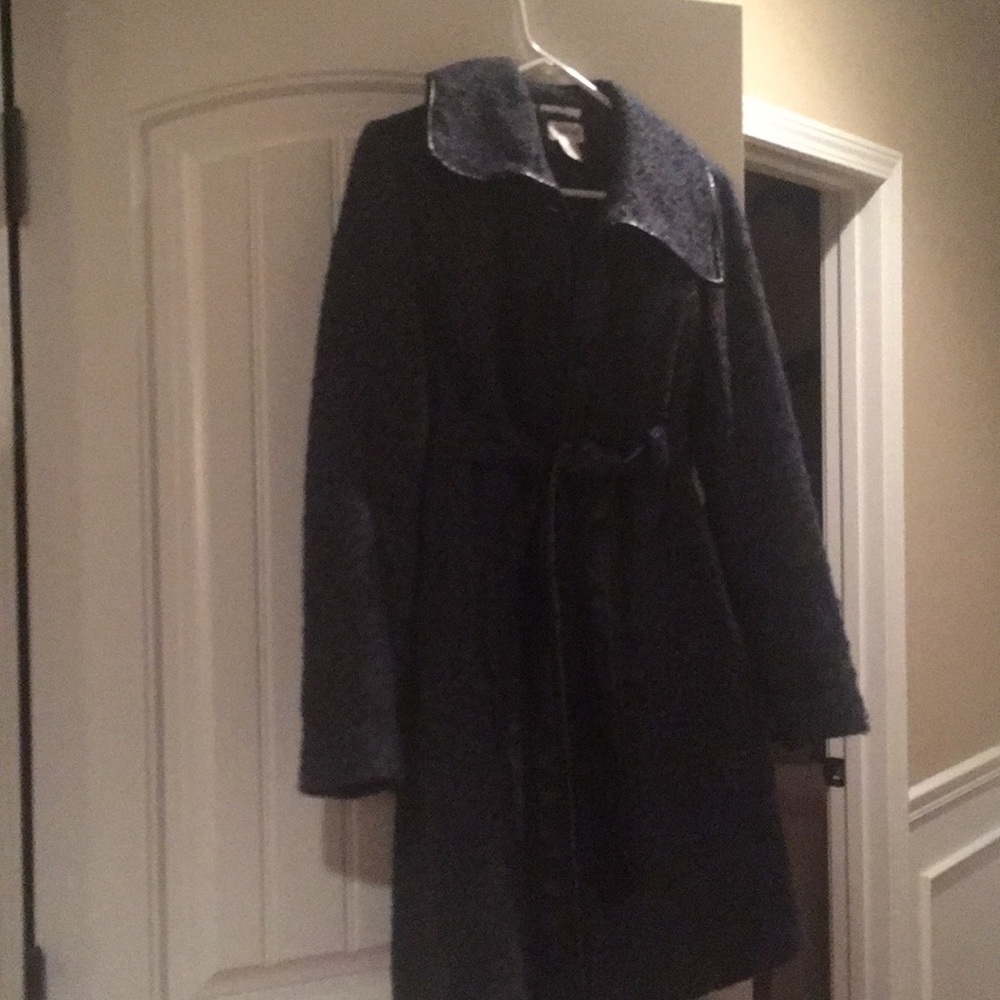 New Motherhood Maternity wool trench coat